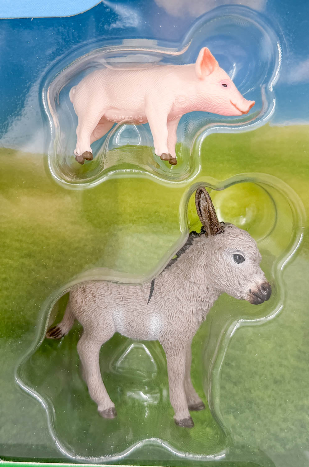 Farm Babies Play Set (Horse Foal , Donkey Foal, Piglet, Highland Calf)