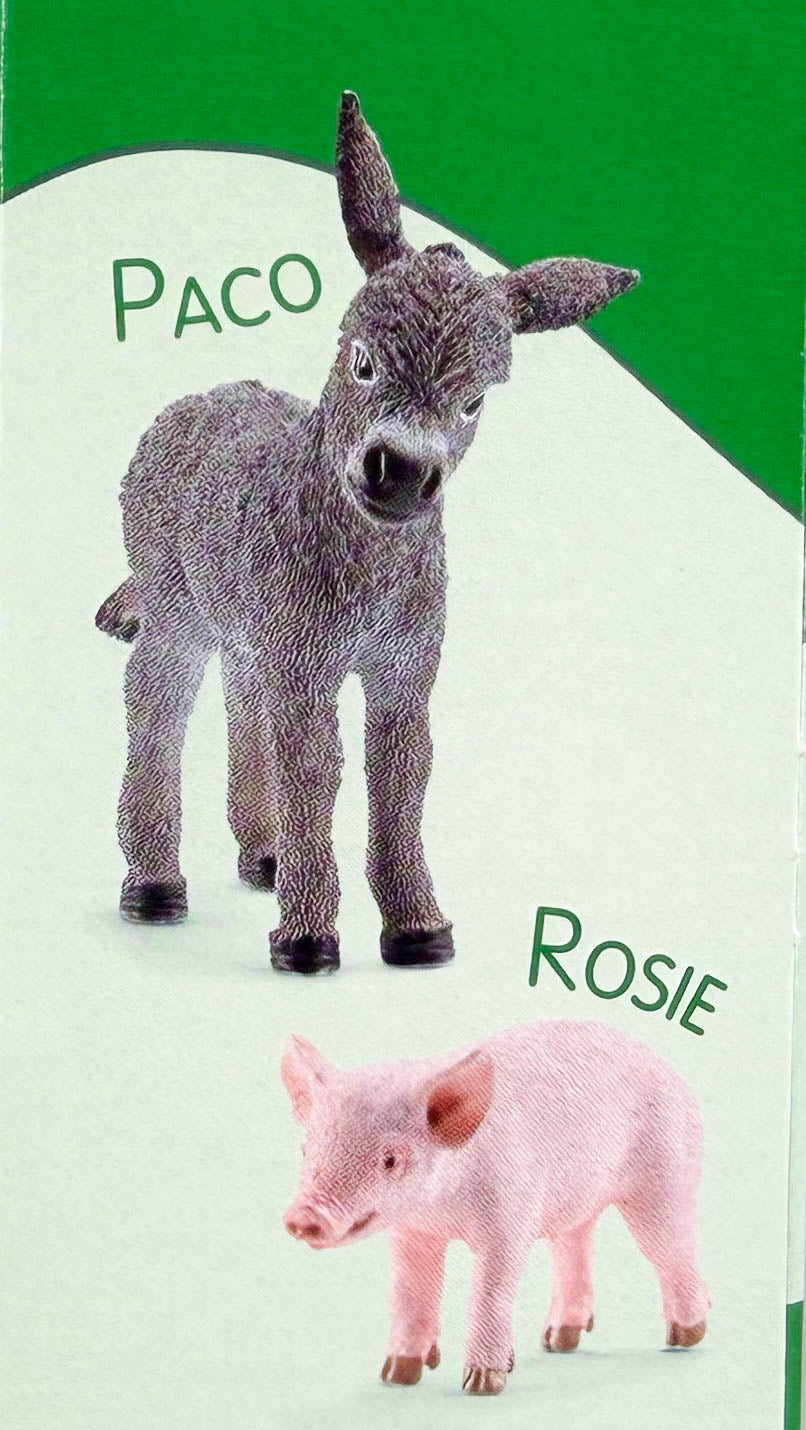 Farm Babies Play Set (Horse Foal , Donkey Foal, Piglet, Highland Calf)