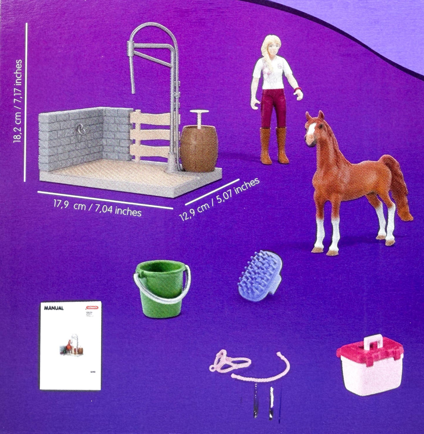 Sofia's Horse Wash with American Saddlebred