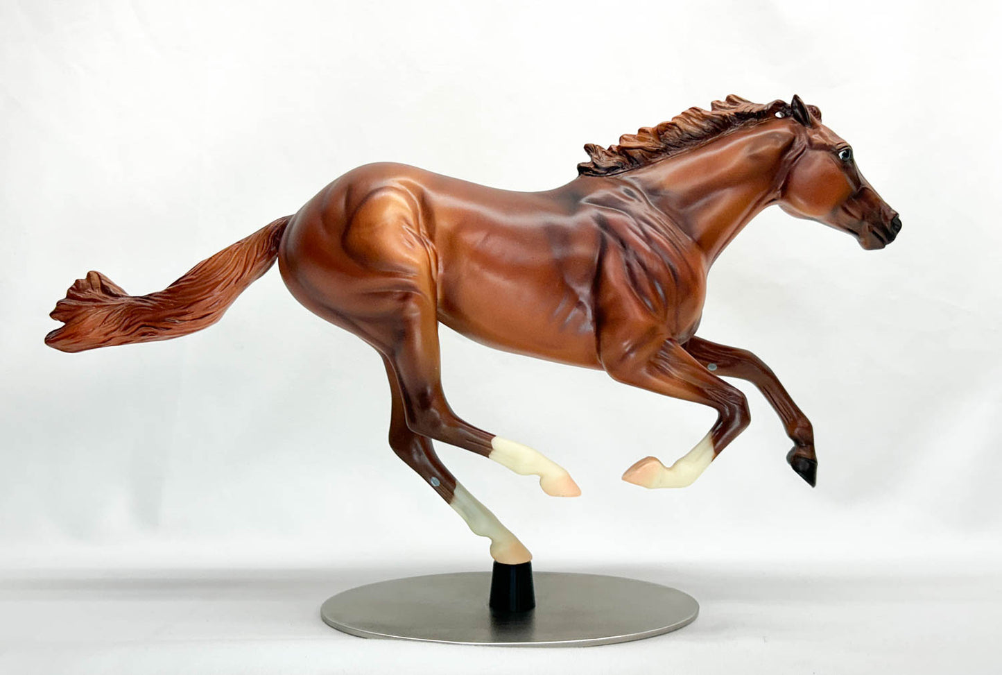 Steel Model Stand/ Base for Breyer Smarty Jones, Ruffian, Show Jumping Warmblood