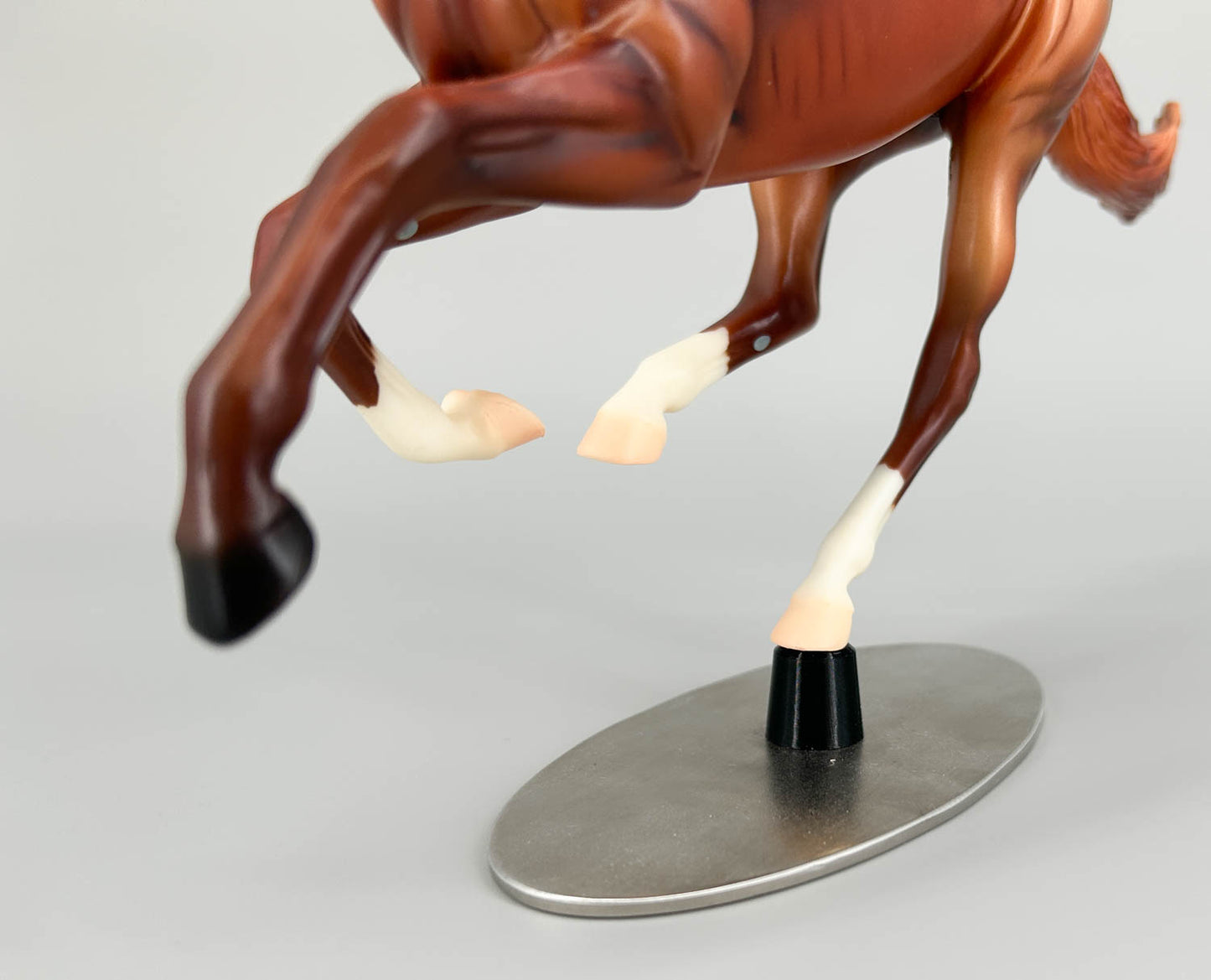 Steel Model Stand/ Base for Breyer Smarty Jones, Ruffian, Show Jumping Warmblood