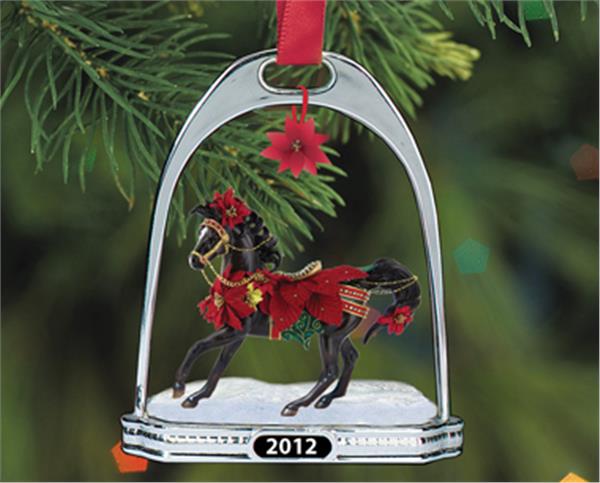 2012 Holiday Stirrup Ornament ~ Noche Buena