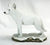 White Wolf Adult, Standing Resin