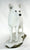 White Wolf Adult, Standing Resin