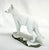 White Wolf Adult, Standing Resin