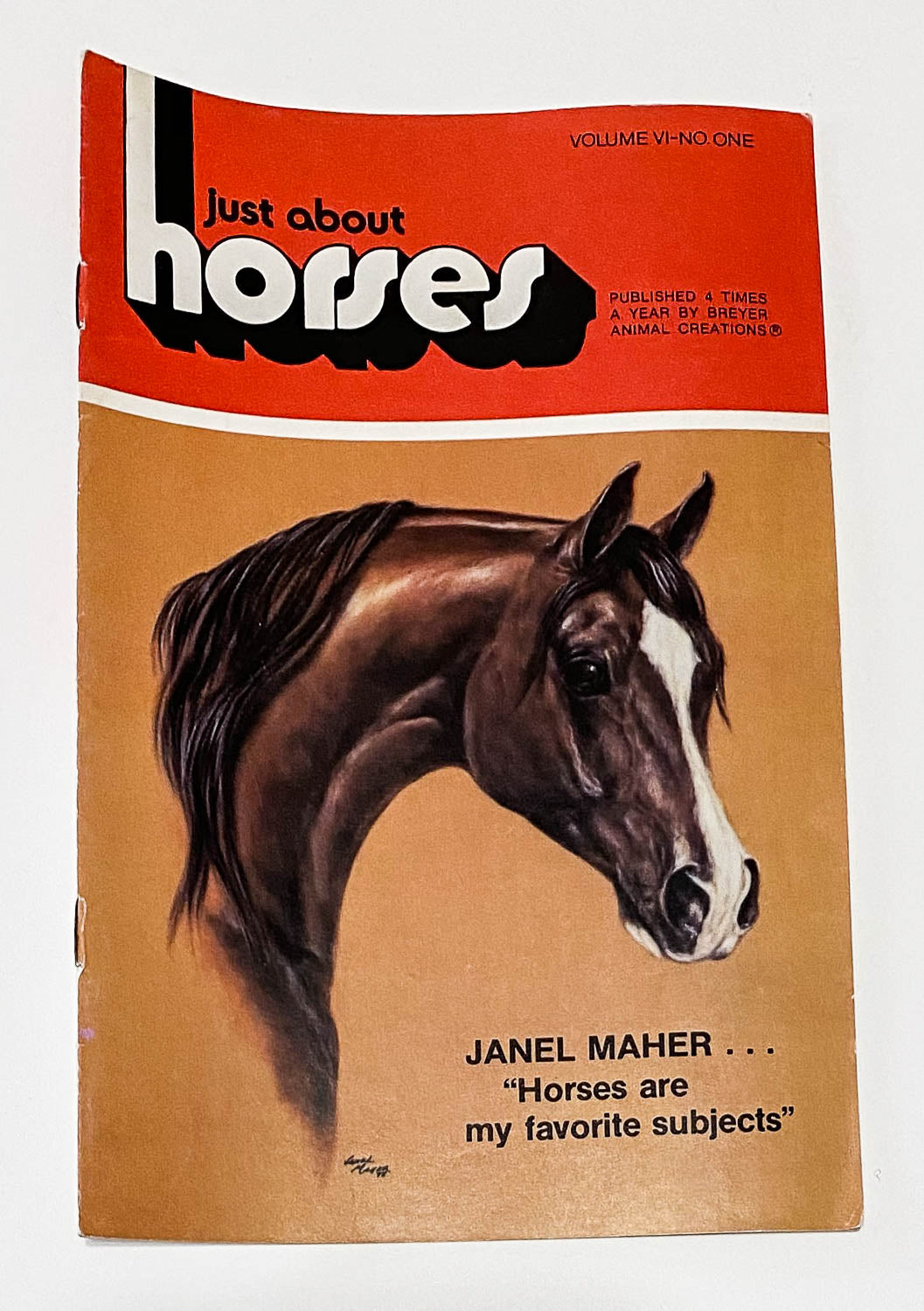 Just About Horses Magazine Vol. 06 (misprint) No. 1, 1980 (Spring)