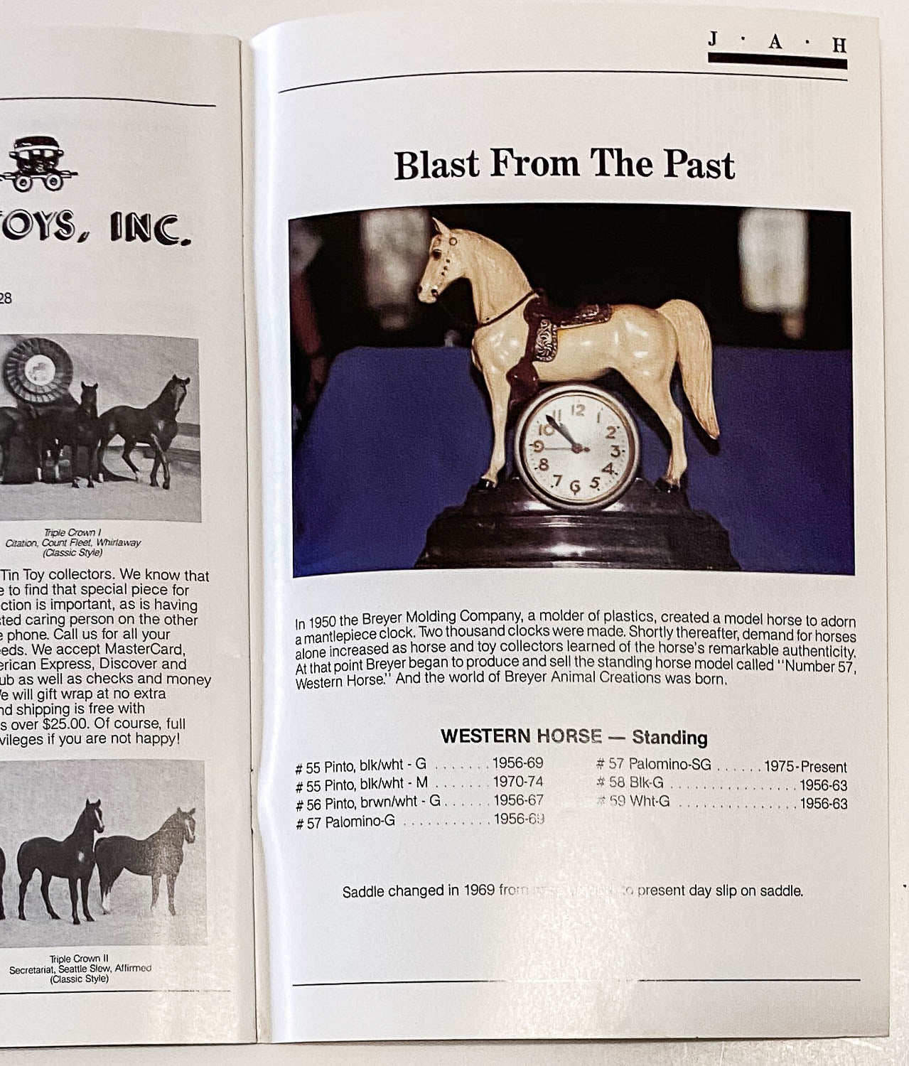 Just About Horses Magazine Vol. 16 No. 1, 1989, Feb/March