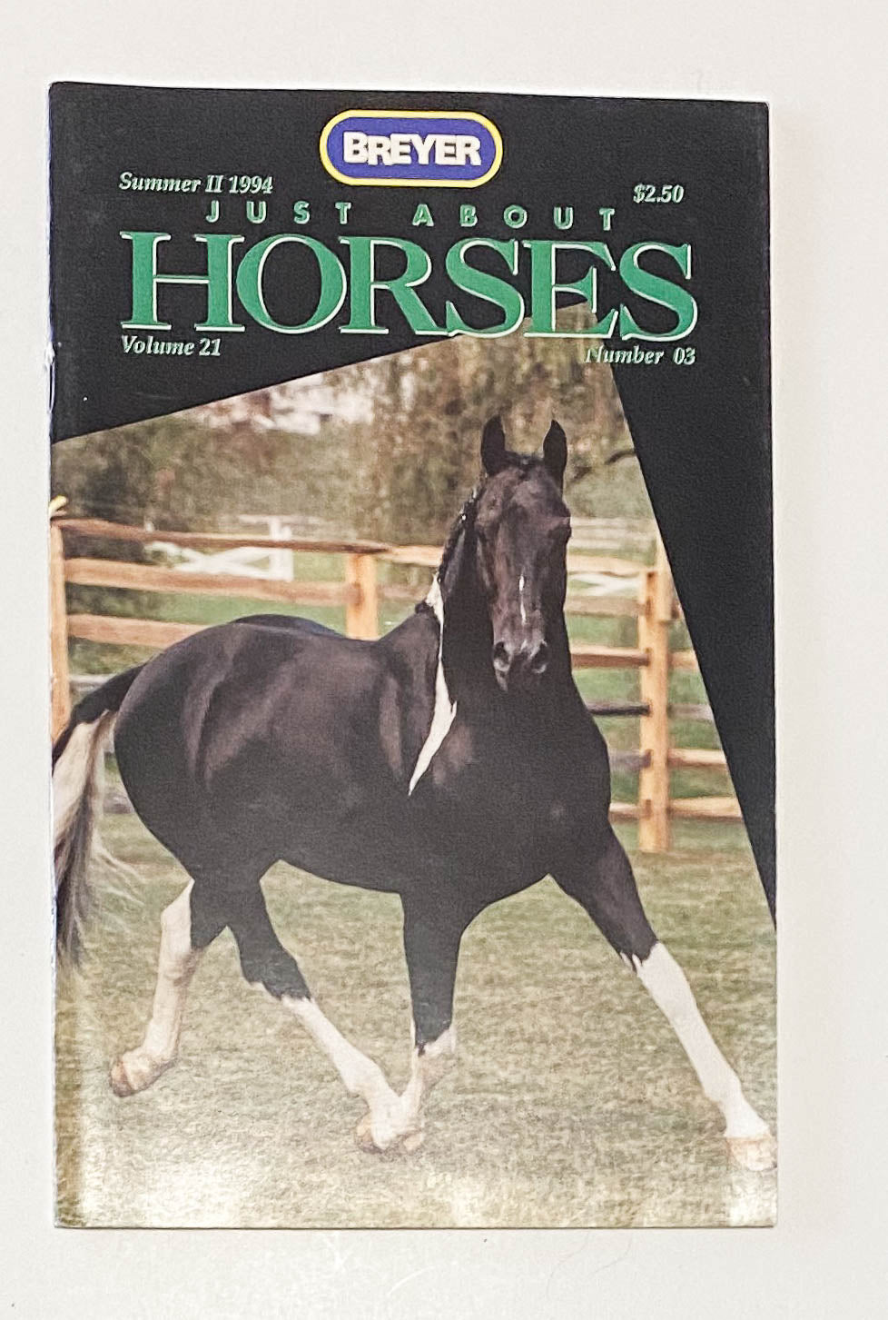 Just About Horses Magazine Vol. 21 No. 3, 1994 Summer 2