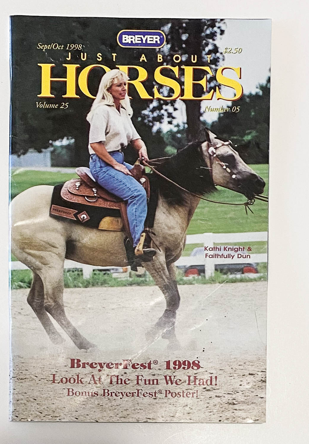 Just About Horses Magazine Vol. 25 No. 5, 1998 Sept/Oct