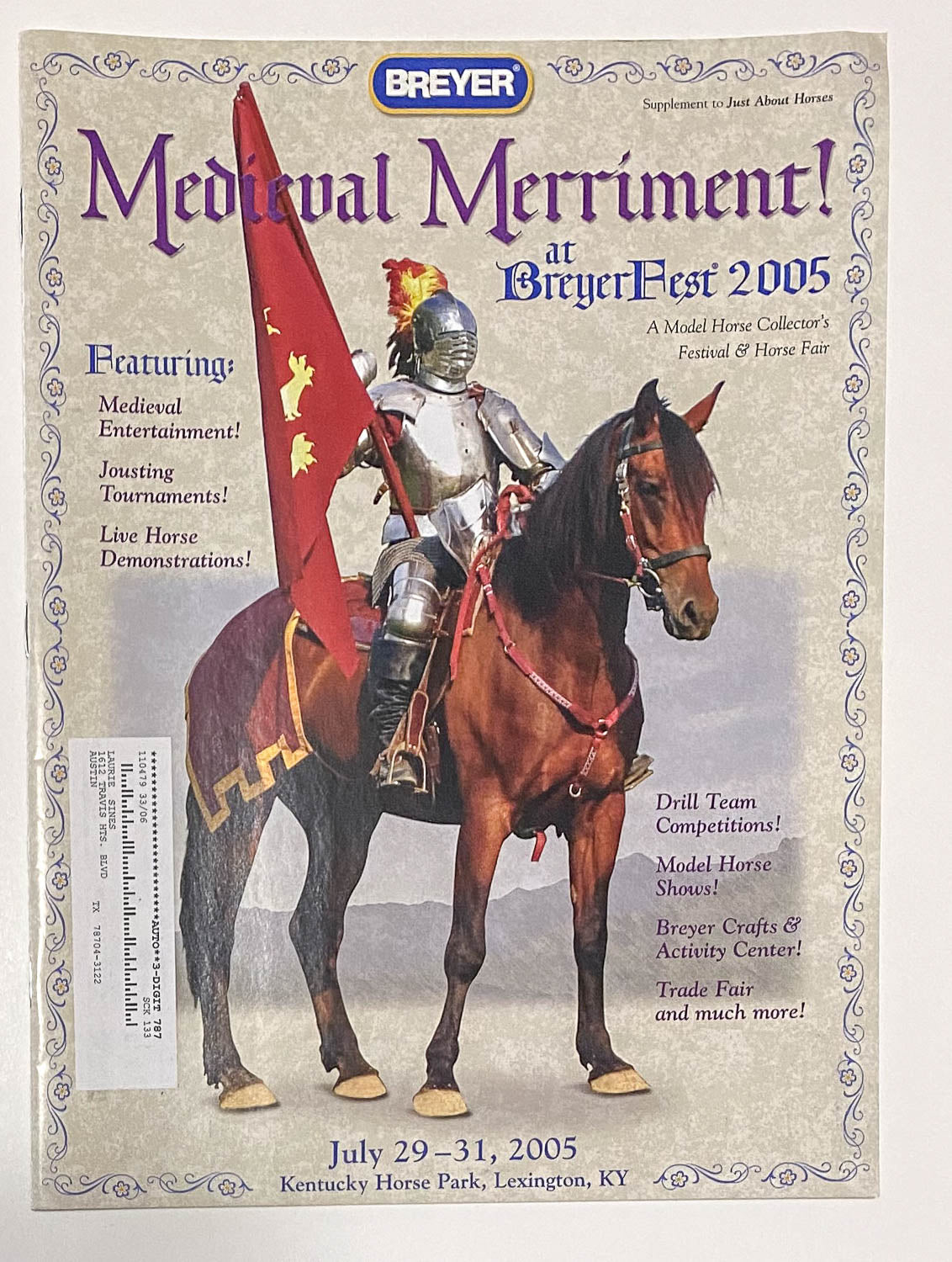 2005 Breyerfest Program - Medieval Merriment