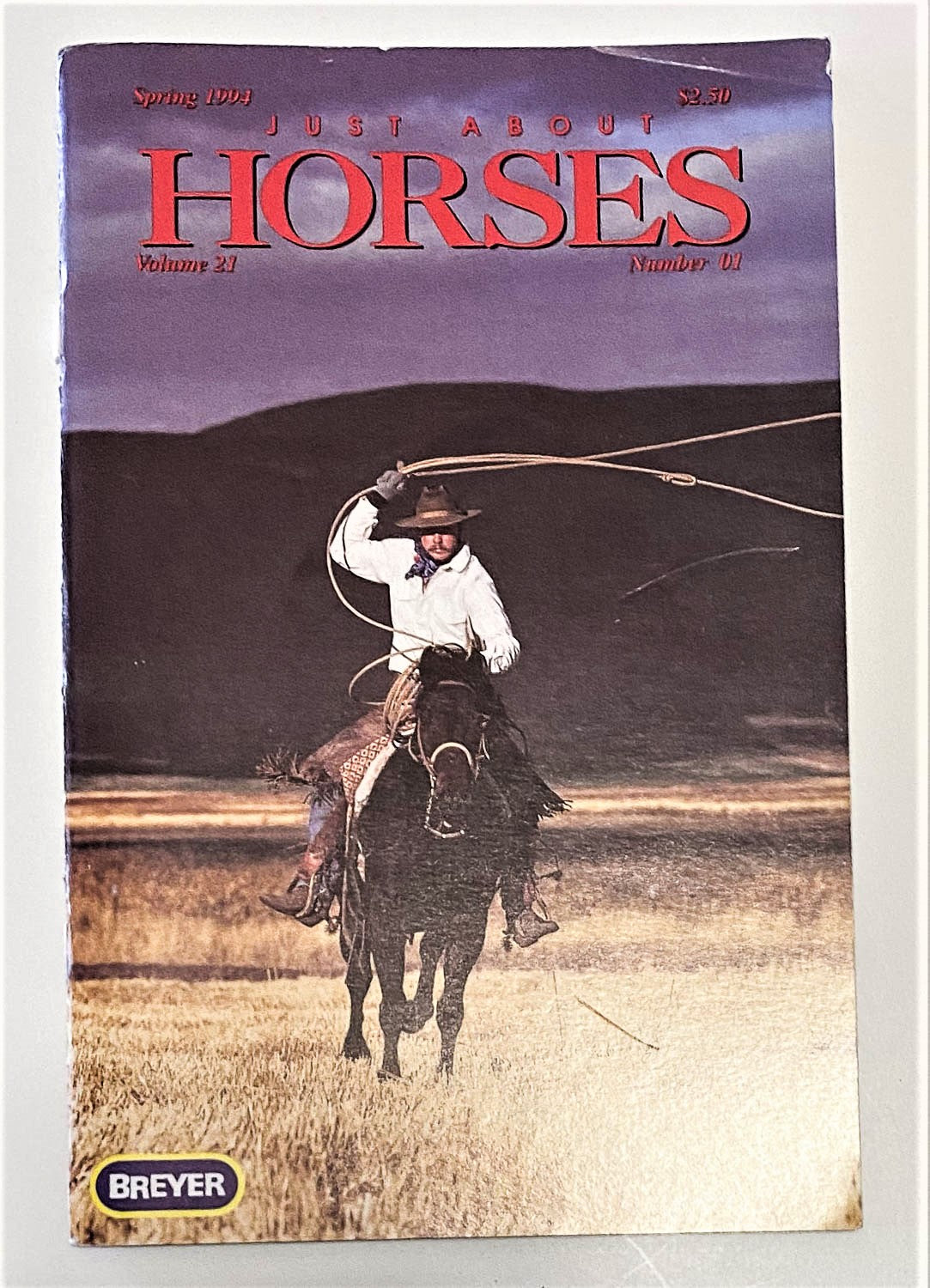 Just About Horses Magazine Vol. 21 No. 1, 1994 Spring