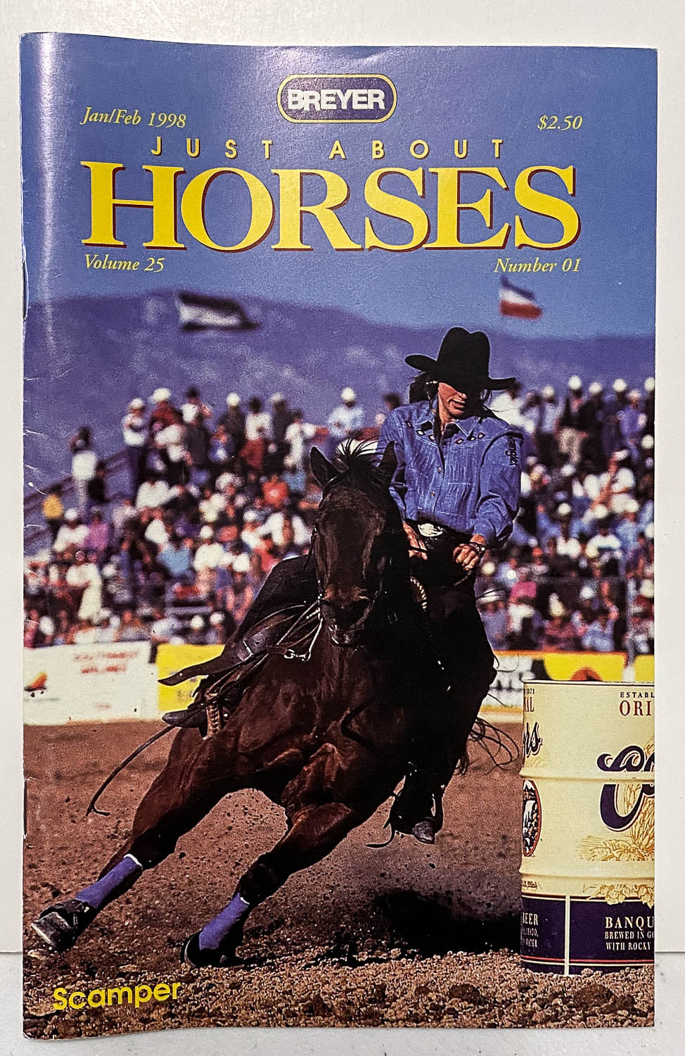 Just About Horses Magazine Vol. 25 No. 1, 1998 Jan/Feb