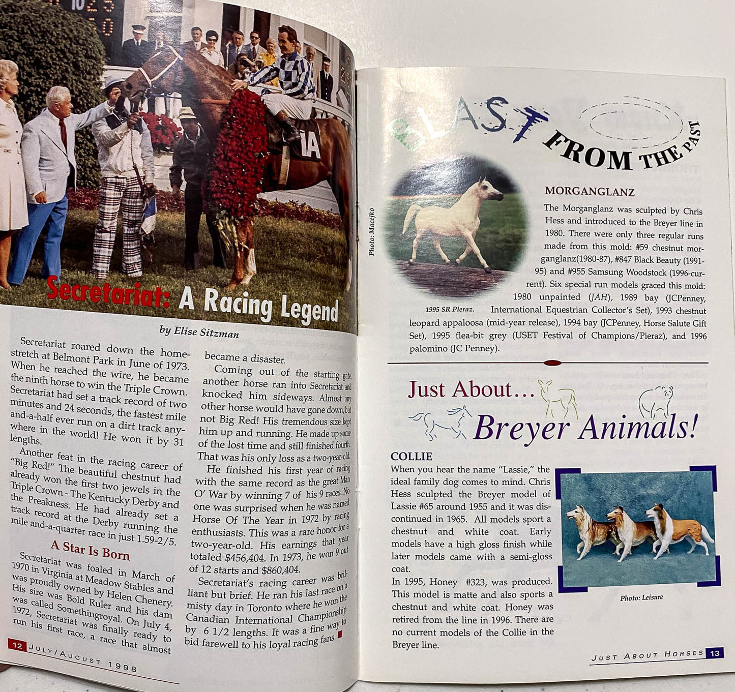 Just About Horses Magazine Vol. 25 No. 4, 1998 July/Aug