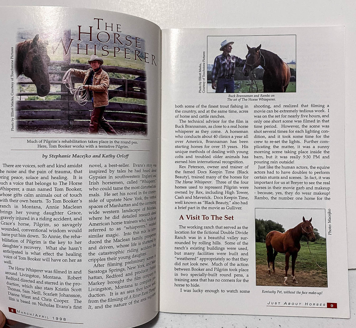 Just About Horses Magazine Vol. 25 No. 2, 1998 Mar/Apr