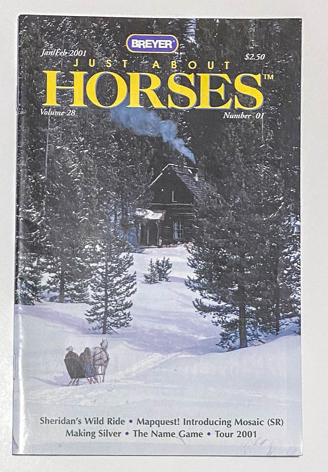 Just About Horses Magazine Vol. 28, No. 1, 2001 Jan/Feb