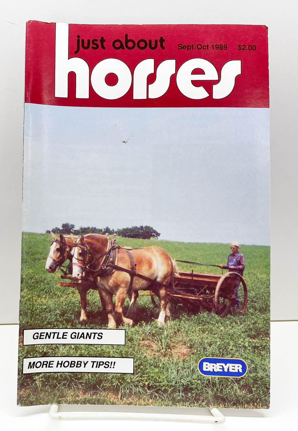 Just About Horses Magazine Vol. 16 No. 4, 1989, Sept/Oct