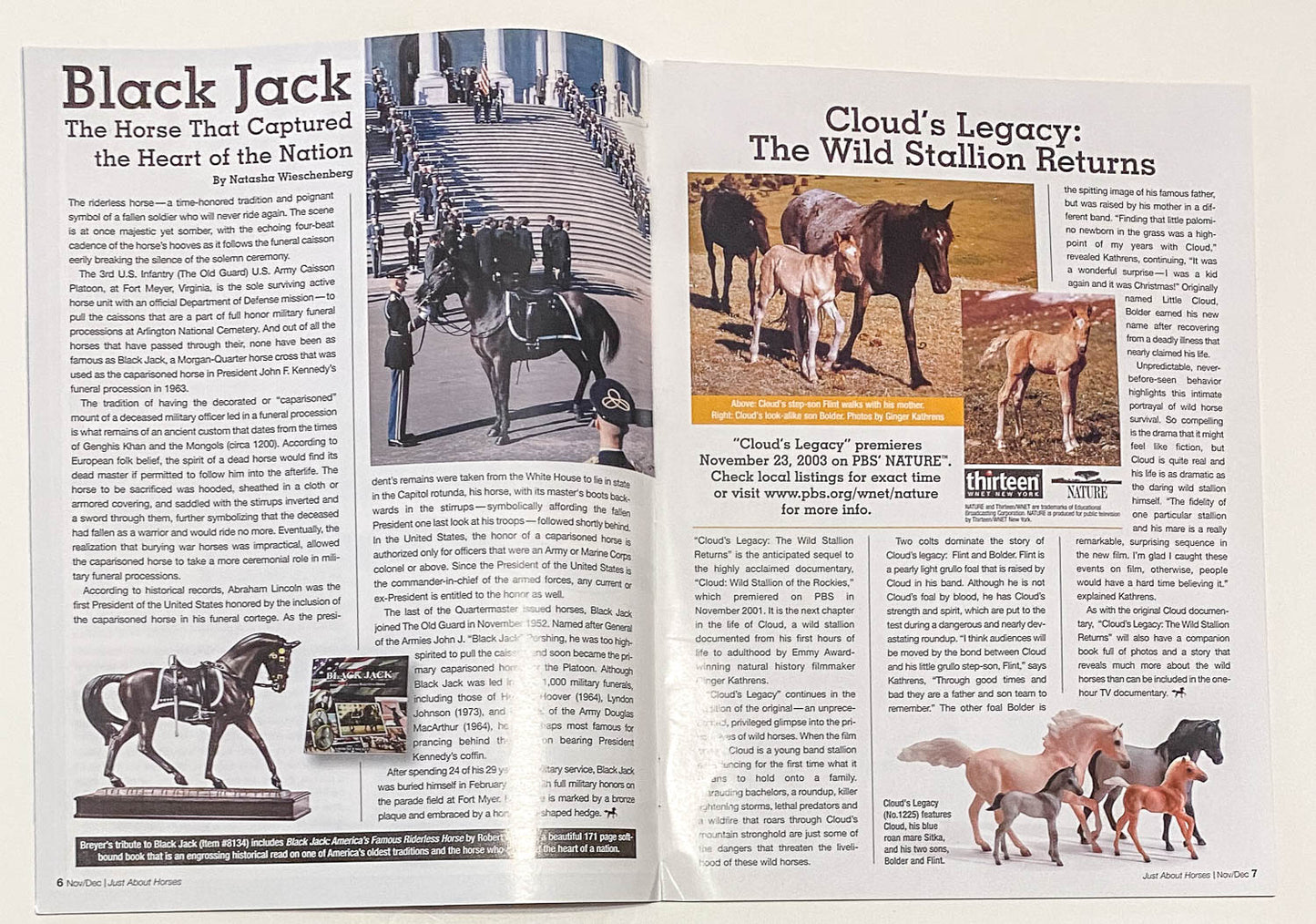 Just About Horses Magazine Vol. 30, No. 6, 2003 Nov/Dec