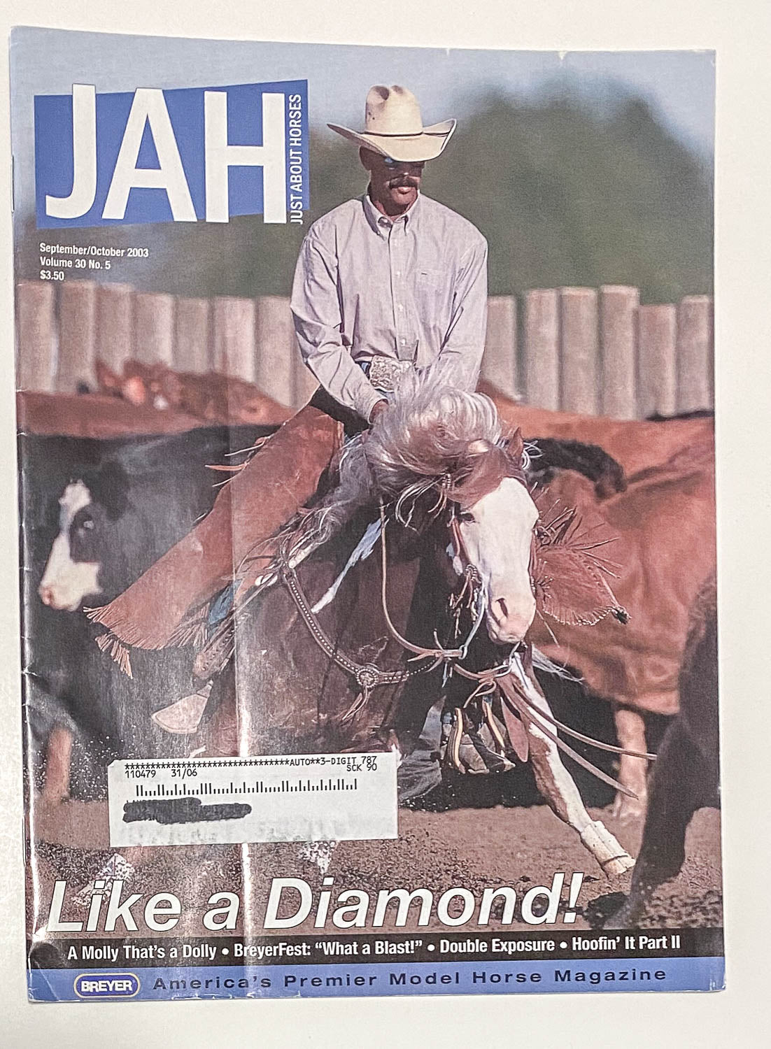 Just About Horses Magazine Vol. 30, No. 5, 2003 Sept/Oct