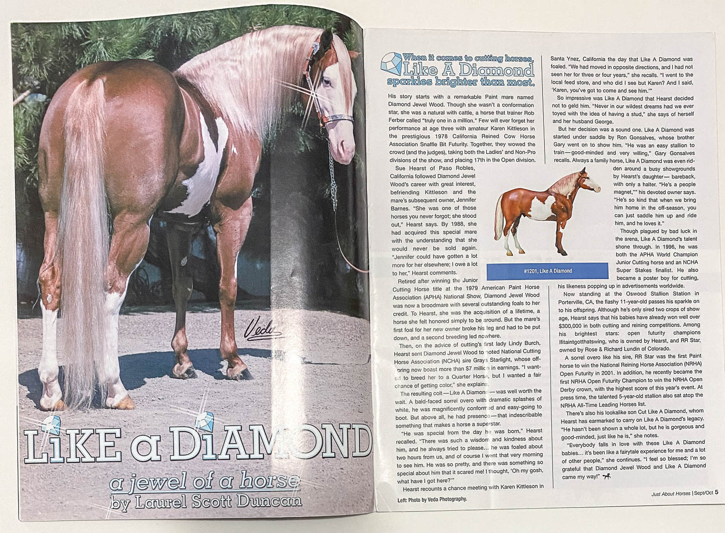 Just About Horses Magazine Vol. 30, No. 5, 2003 Sept/Oct