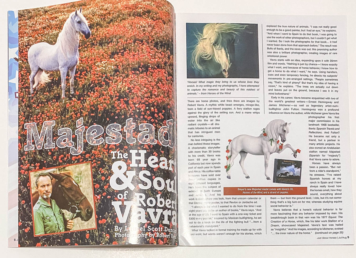 Just About Horses Magazine Vol. 30, No. 4, 2003 July/Aug