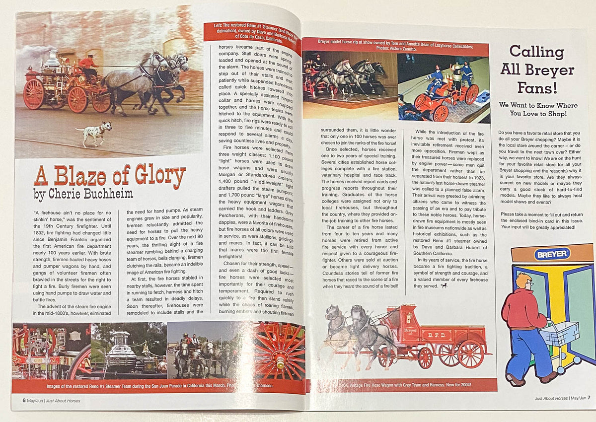Just About Horses Magazine Vol. 31, No. 3, 2004 May/June