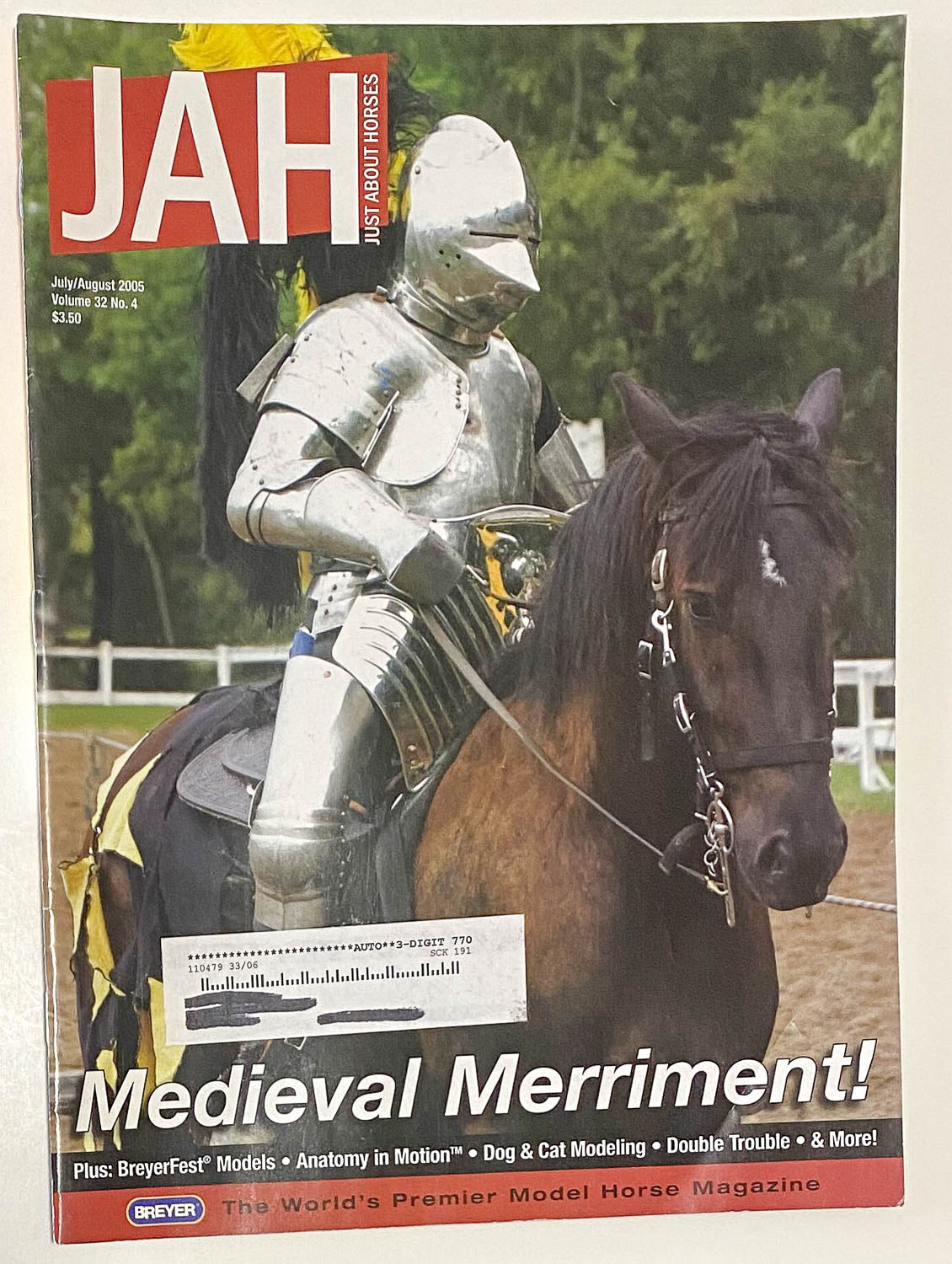 Just About Horses Magazine Vol. 32, No. 4, 2005 July/Aug