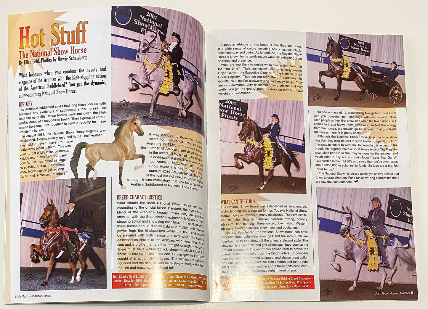Just About Horses Magazine Vol. 32, No. 2, 2005 Mar/Apr