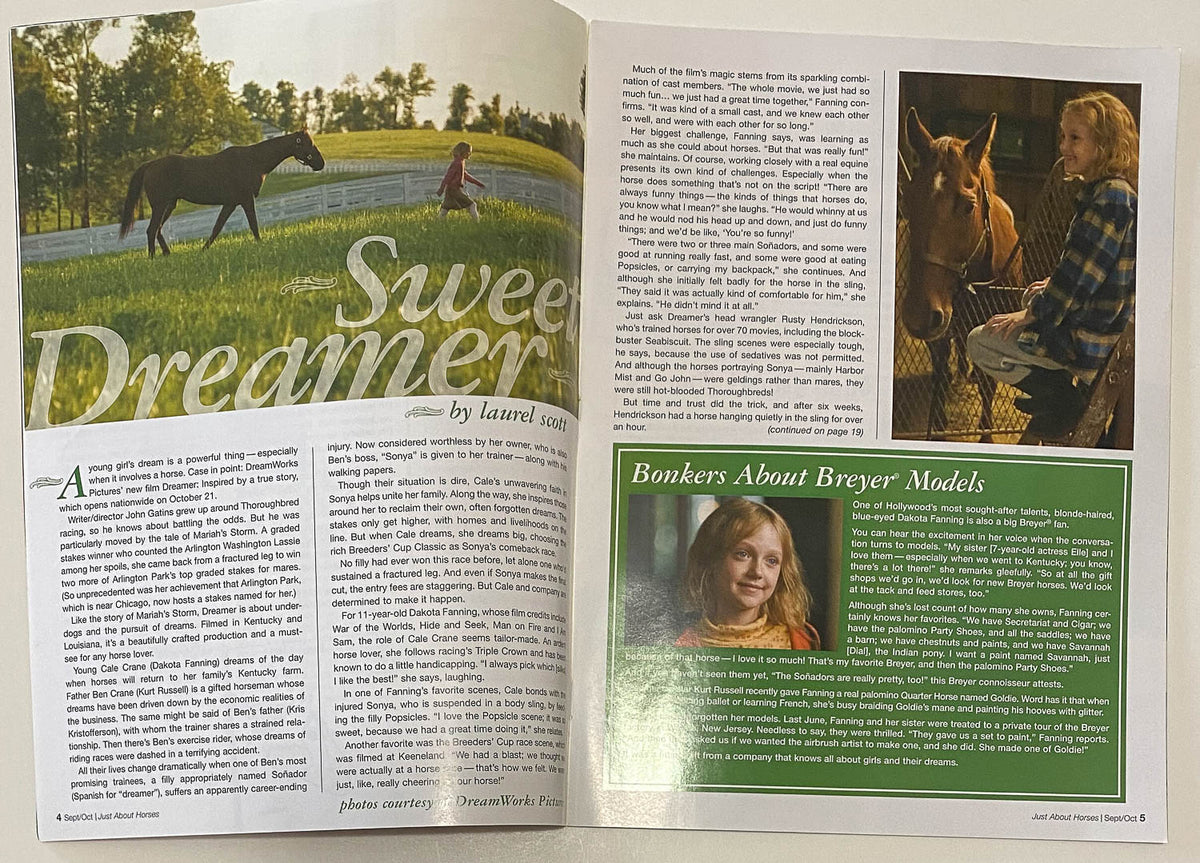 Just About Horses Magazine Vol. 32, No. 5, 2005 Sept/Oct