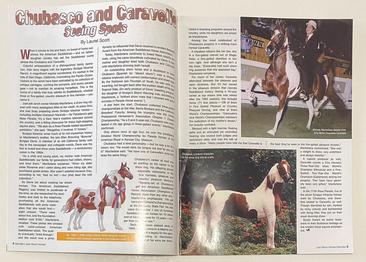 Just About Horses Magazine Vol. 33, No. 2, 2006 Mar/Apr