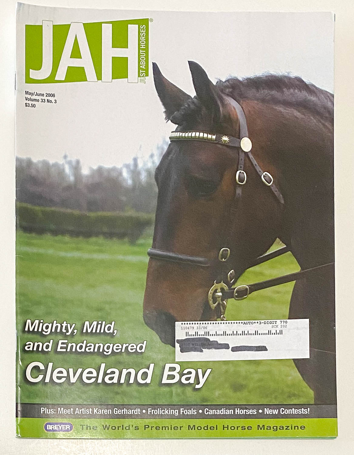 Just About Horses Magazine Vol. 33, No. 3, 2006 May/June
