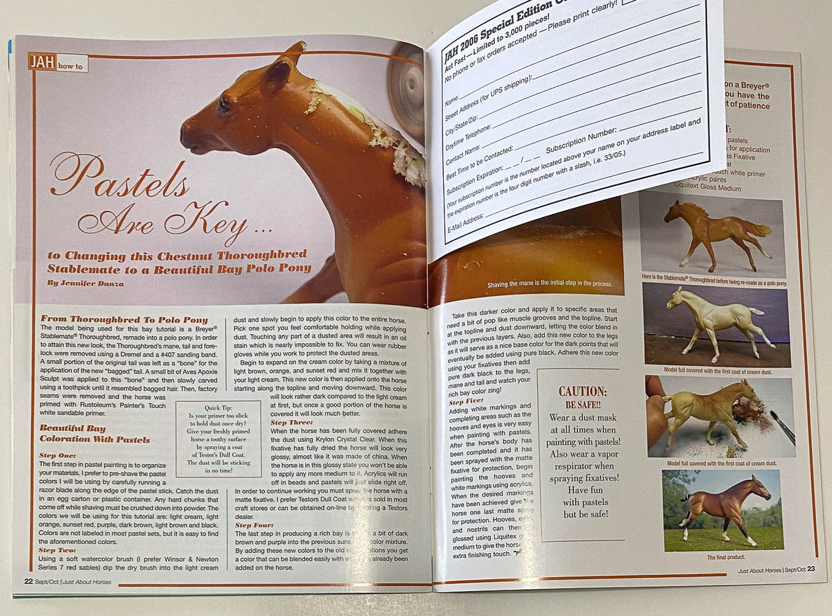 Just About Horses Magazine Vol. 33, No. 5, 2006 Sept/Oct