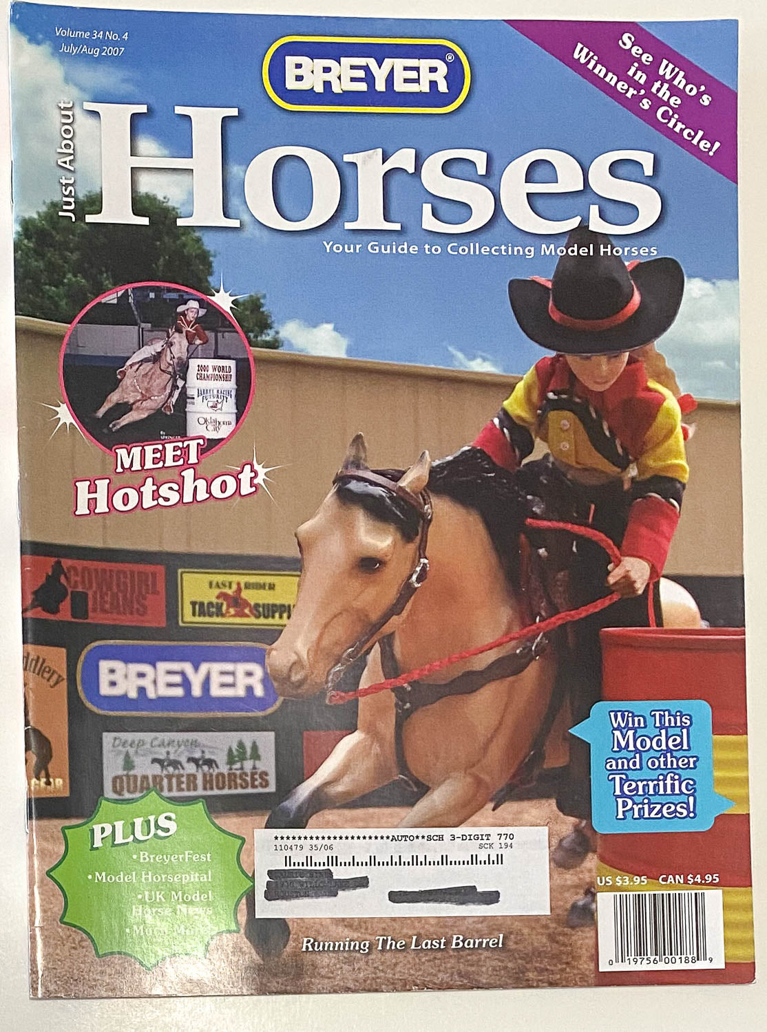 Just About Horses Magazine Vol. 34, No. 4, 2007 July/Aug