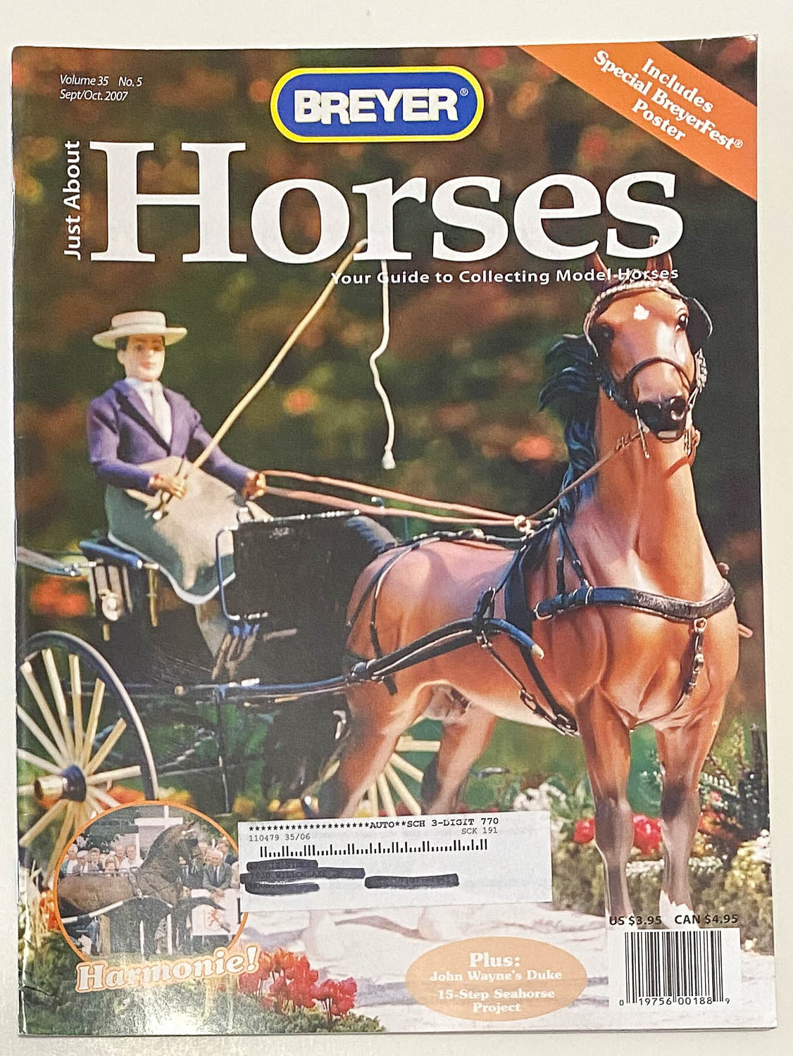 Just About Horses Magazine Vol. 34, No. 5, 2007 Sept/Oct