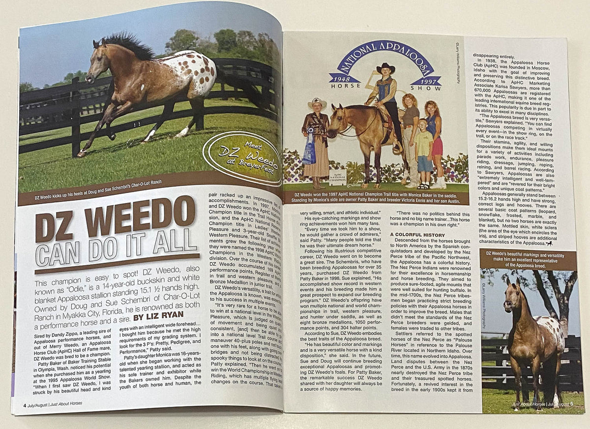 Just About Horses Magazine Vol. 35, No. 4, 2008 July/Aug