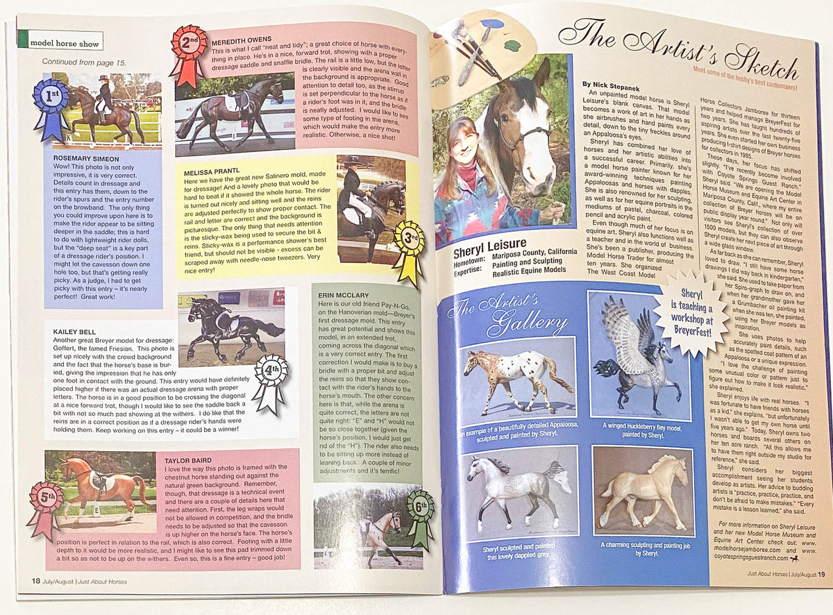 Just About Horses Magazine Vol. 35, No. 4, 2008 July/Aug
