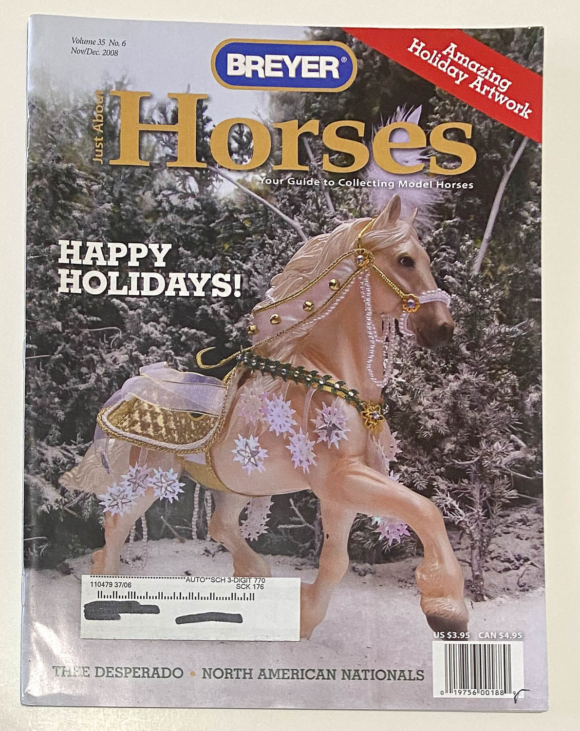 Just About Horses Magazine Vol. 35, No. 6, 2008 Nov/Dec