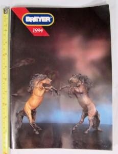1994 Breyer Dealer Catalog: 9x11" Glossy Cover - triple-mountain