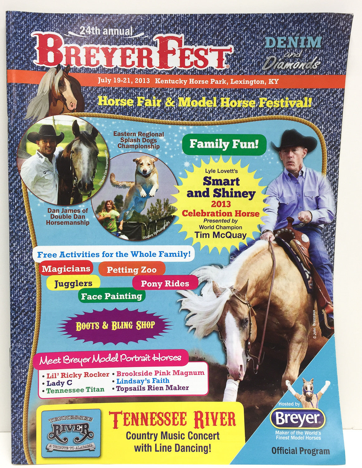 2013 Breyerfest Program - Denim and Diamonds - triple-mountain