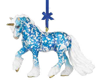 2021 Holiday Unicorn Ornament - Frost