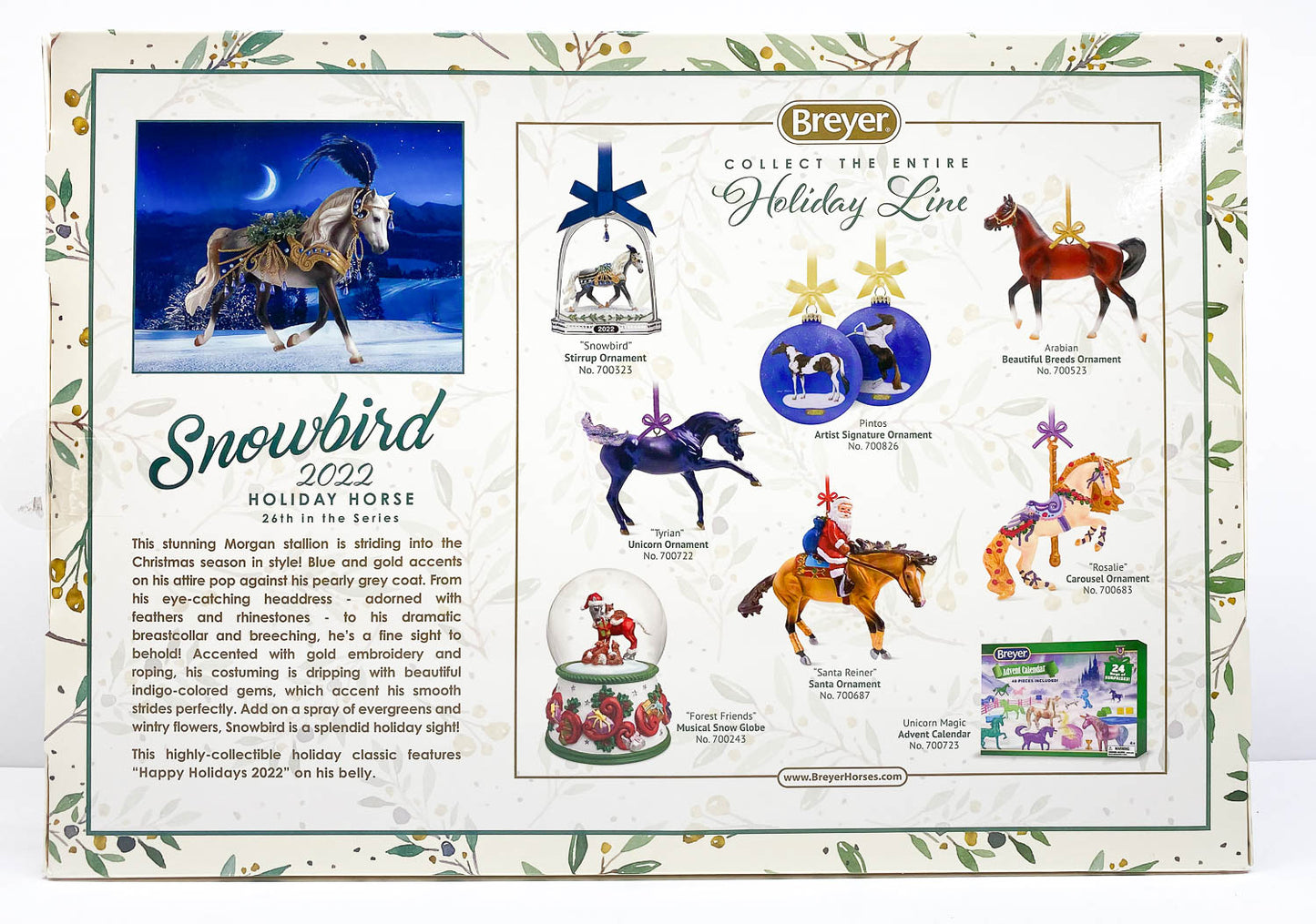 2022 Holiday Horse - Foundation Morgan ~ Snowbird