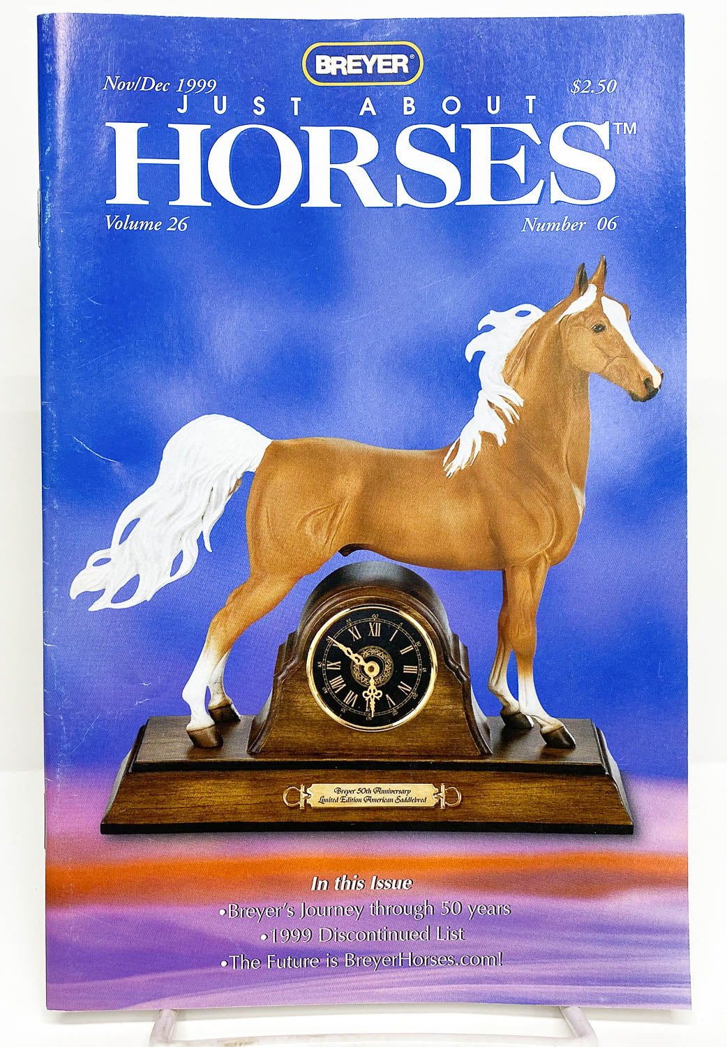 Just About Horses Magazine Vol. 26, No. 6, 1999 Nov/Dec