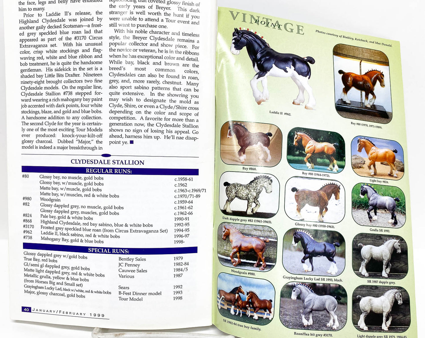 Just About Horses Magazine Vol. 26, No. 1, 1999 Jan/Feb