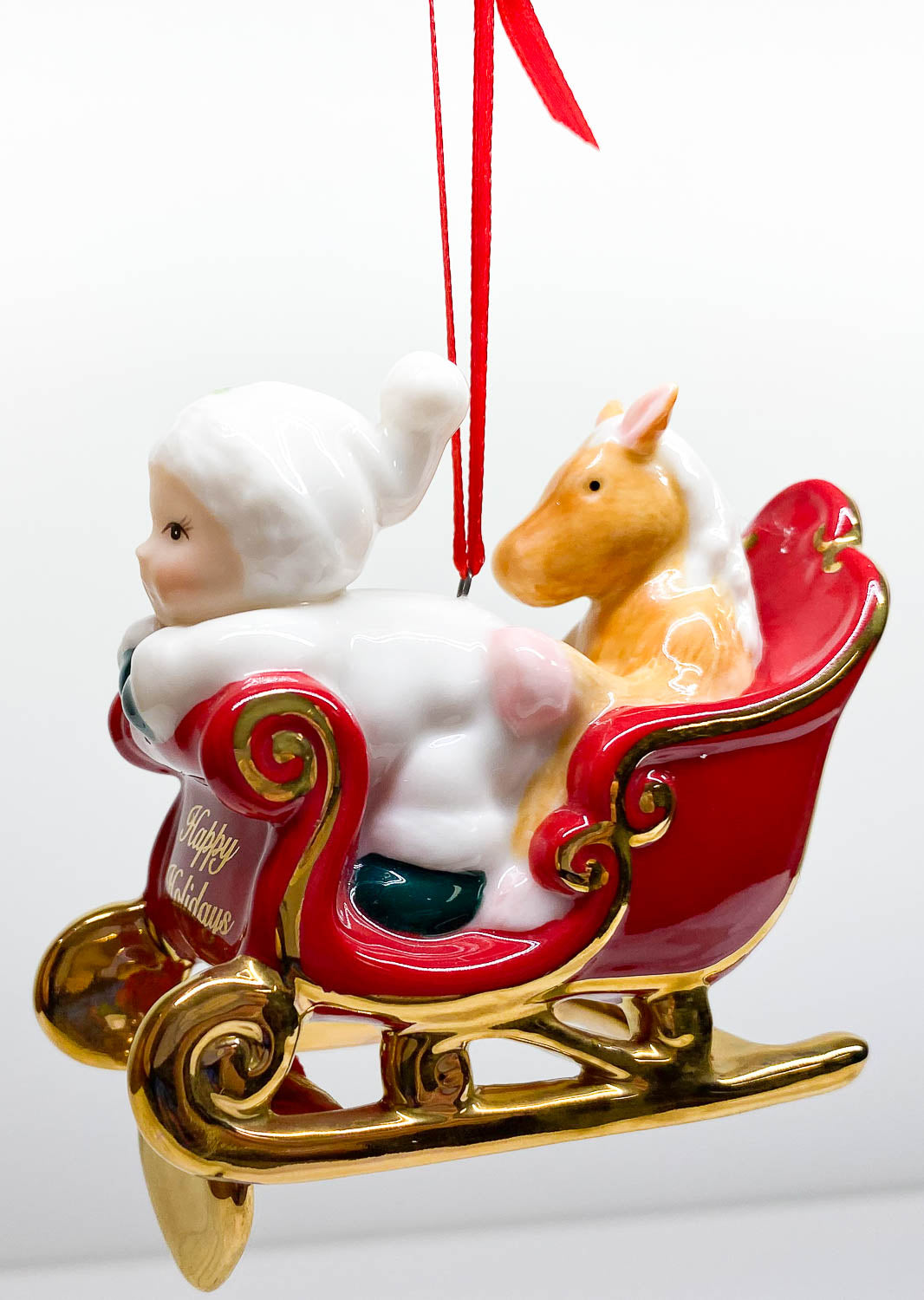2007 Porcelain Ornament ~ Baby's First Christmas