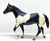 Stock Horse Stallion, Black Pinto - B-Stamp
