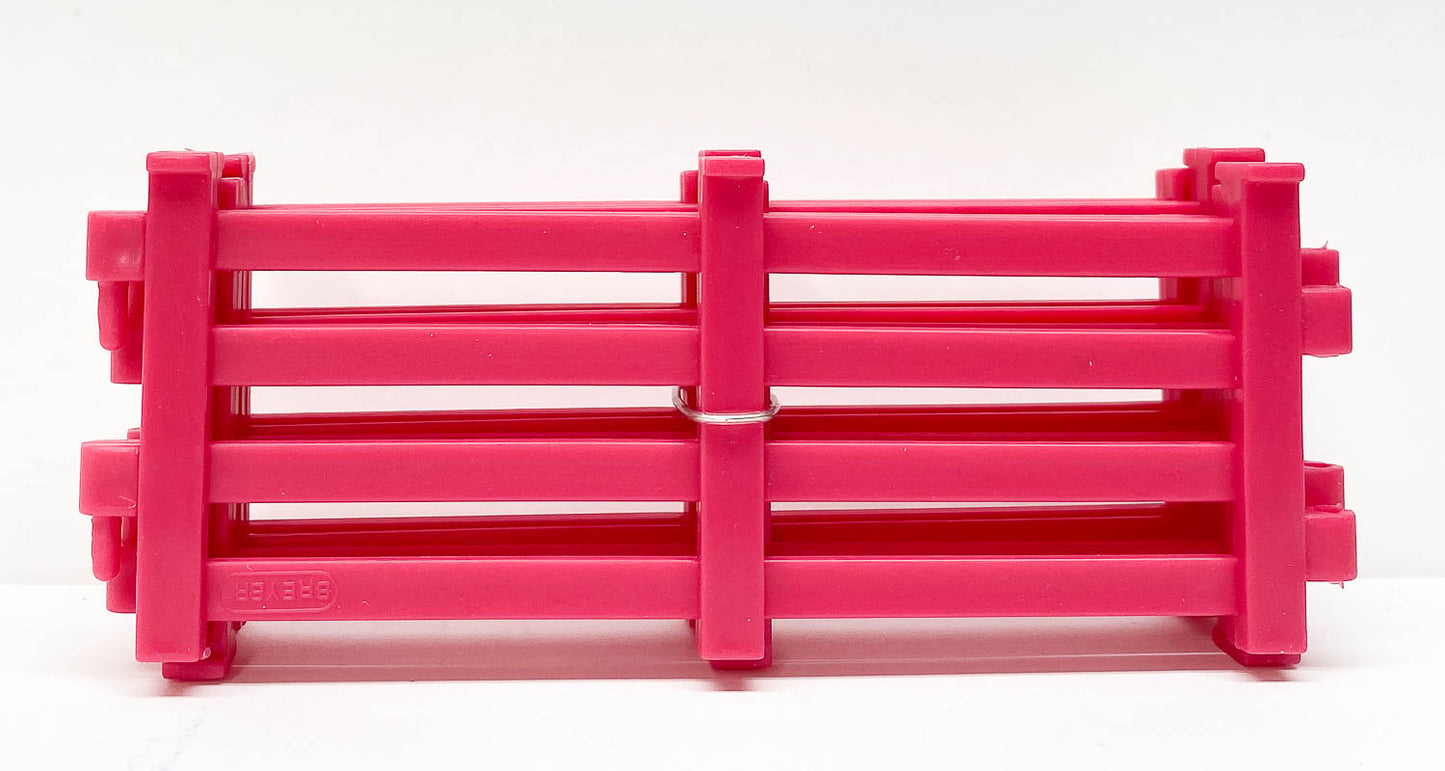 Breyer Fence - Pink, 4-Section Corral (Stablemate Size)