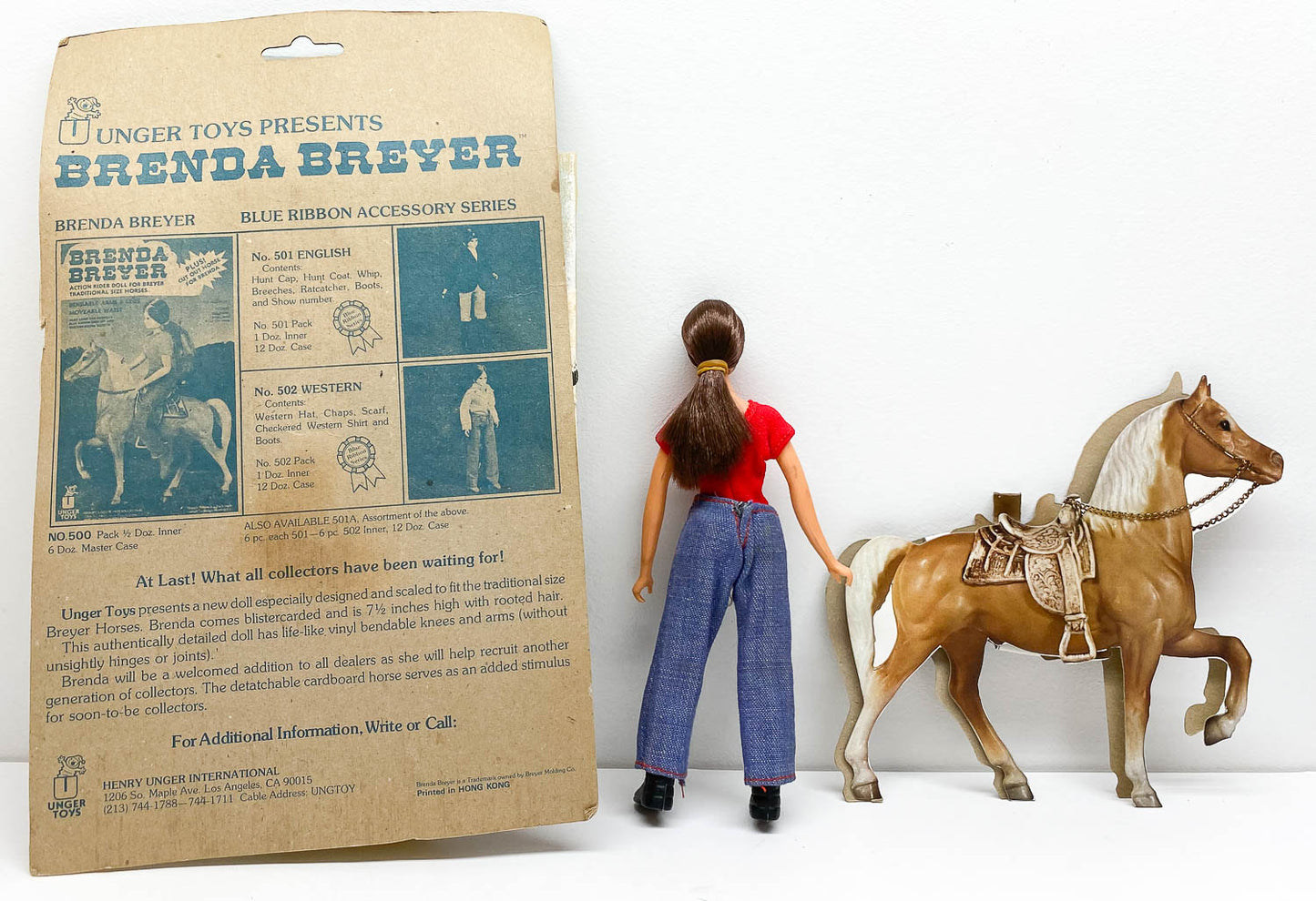 Brenda Breyer w/ Western Prancer Paper Doll - Dealer Sample