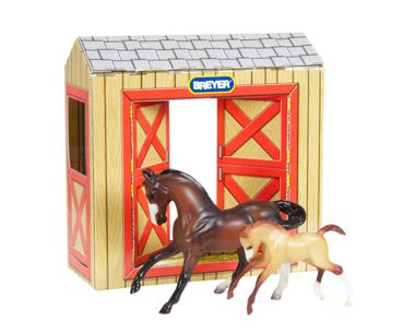 Warmblood & Scrambling Foal, ~ Sport Horse and Foal Set