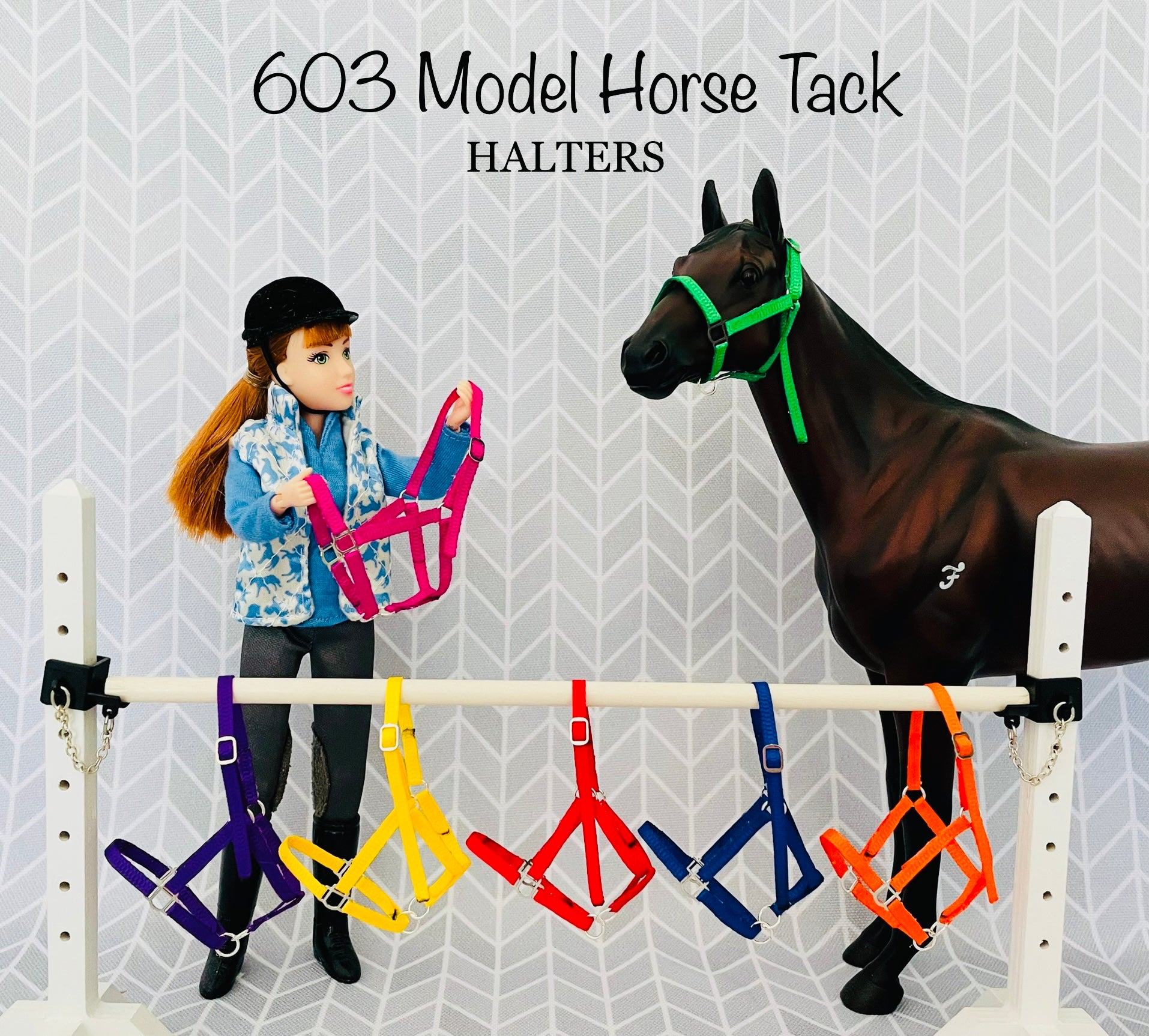 Realistic Nylon Halters (Choose Your Color) for Traditional Breyer