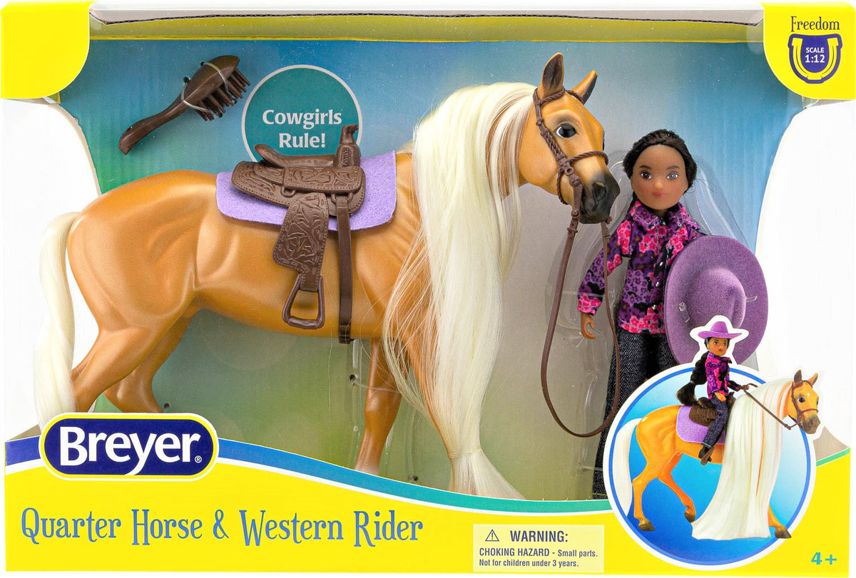 Breyer Charm & Western Rider Gabi – Triple Mountain Model Horses