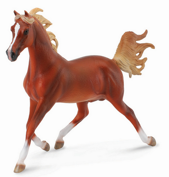 Arabian Stallion, Chestnut - Deluxe 1:12 Scale Model (International Release)